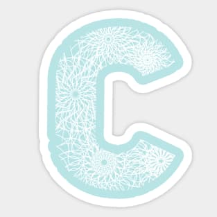 Letter C Sticker